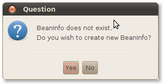 Creating a BeanInfo, part 2