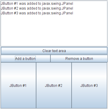 A screenshot which demonstrates container events