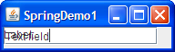 SpringDemo1 -- all the components are at (0, 0)!
